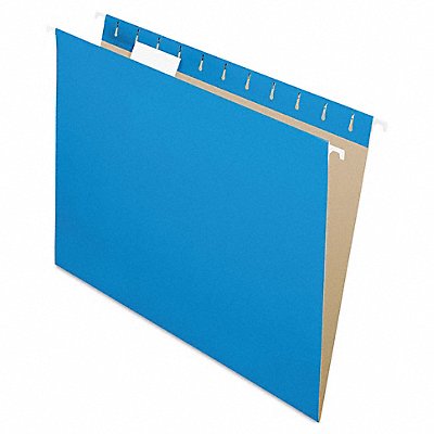 GRAINGER PFX81603 Hanging File Folders Blue PK25