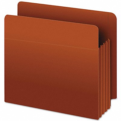 GRAINGER PFX95343 Expand File Folder Red Fiber PK10