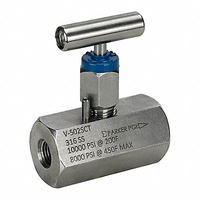 PARKER V502SCT Needle Valve 1/4 in Pipe FNPT x FNPT