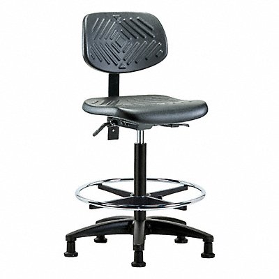GRAINGER BRPHBCHRGT1A0CFRGBLK Poly Chair High Tilt FR Stat Black