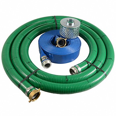 ALLIANCE HOSE  RUBBER PKM1200 Pump Hose Kit 2 in connect PVC Hose