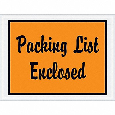 GRAINGER PL1 Packing List Envelopes 6 x 4 1/2