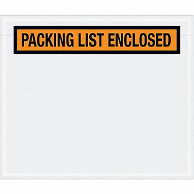 GRAINGER PL25 Packing List Envelopes 5 x 6 1/2