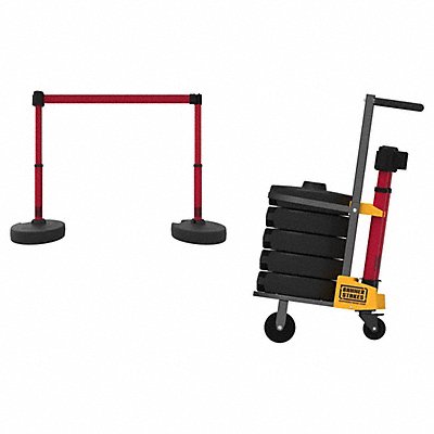 BANNER STAKES PL4011 PLUS Barricade Red Danger - Keep Out