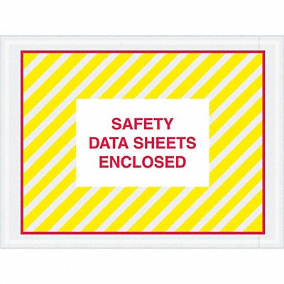GRAINGER PL498 Packing List Envelopes 6 x 4 1/2