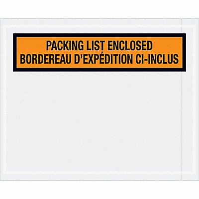 GRAINGER PL501 Packing List Envelopes 5.5 x 4 1/2
