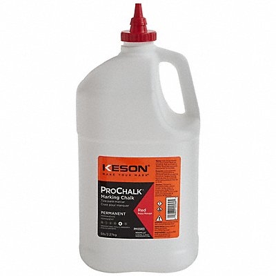 KESON PM105RED Marking Chalk Waterproof Red 5 lb.