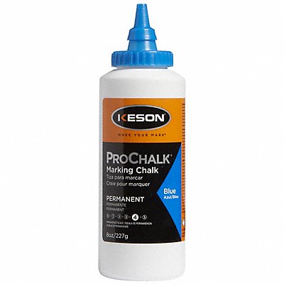 KESON PM8BLUE Marking Chalk Waterproof Blue 8 oz.