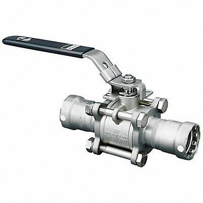 VIEGA MEGAPRESS 86500 Manual 2-Way Ball Valve Press 316 SS