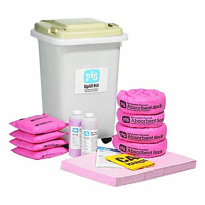 PIG KIT395 Spill Kit Chem/Hazmat Clear