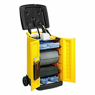 PIG KIT820 Spill Kit/Station 44.6 gal Vol. Absorbed