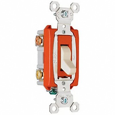 LEGRAND PS20AC3I Wall Switch Ivory 20 A Back Side 3-Way