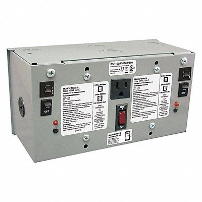 FUNCTIONAL DEVICES INC / RIB PSH100A100AWB10 Enclosed Dual 100VA 120VAC to 24VAC