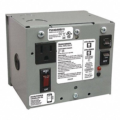 FUNCTIONAL DEVICES INC / RIB PSH40AWB10 Enclosed Power Supply Single 40VA