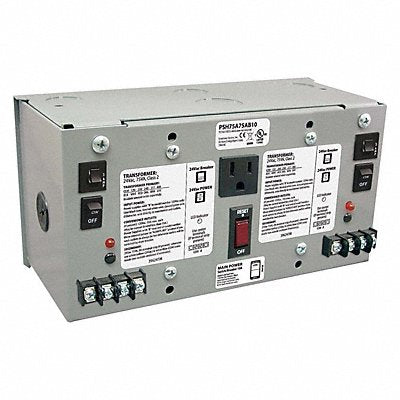FUNCTIONAL DEVICES INC / RIB PSH75A75AB10 Cls 2 Transformer 75VA Enclosed Wall