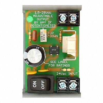 FUNCTIONAL DEVICES INC / RIB PSMN24DAS Track Mount Power Supply Linear DC