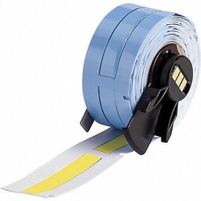 BRADY M61872342YLR Sleeve 2 in W 21/64 in H Die-cut
