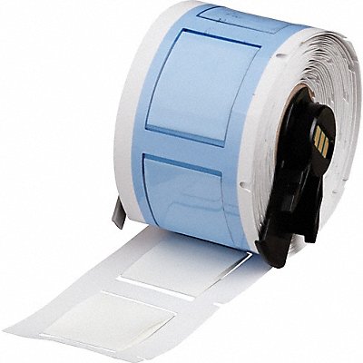 BRADY M67501342WT Sleeve 1 in W 1 1/4 in H Die-cut
