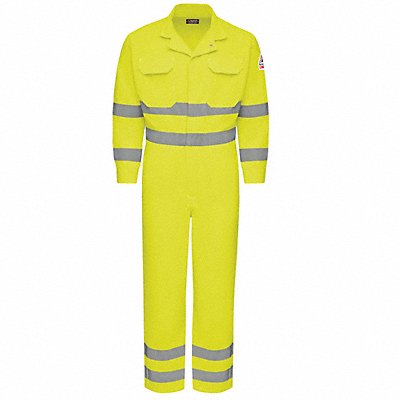 BULWARK CMD8HVLN46 U FR HI-VIS Covrall-ANSI CL3-YE