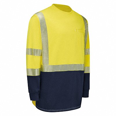 BULWARK SMB2HNRG5XL HI-Vis Lightweight Colorblock T-Shirt