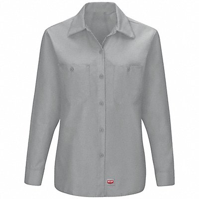 823TK0 RED KAP SX11GY F LS MIMIX WORK SHIRT GREY