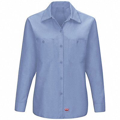823TK7 RED KAP SX11LB F LS MIMIX WORK SHIRT LIGHT BLUE