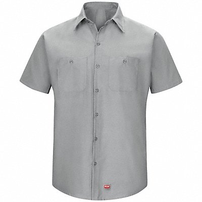 823TG0 RED KAP SX20GY M SS MIMIX WORK SHIRT GREY