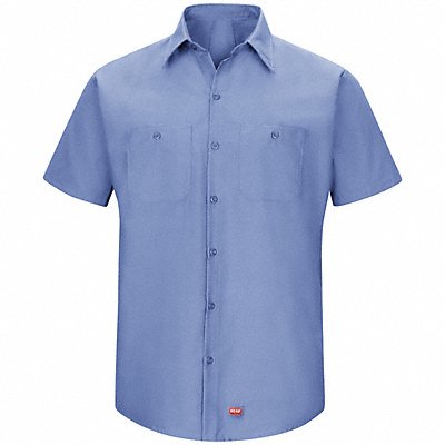 823TG9 RED KAP SX20LB M SS MIMIX WORK SHIRT LIGHT BLUE