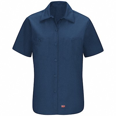 823TN7 RED KAP SX21NV F SS MIMIX WORK SHIRT NAVY