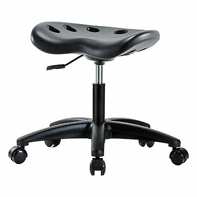 BLUE RIDGE ERGONOMICS PTDHSLRGRCBLK Tractor Stool 300 lb Cap. Black