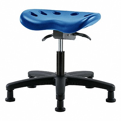 BLUE RIDGE ERGONOMICS PTDHSORGRGBLU Tractor Stool 300 lb Cap. Blue
