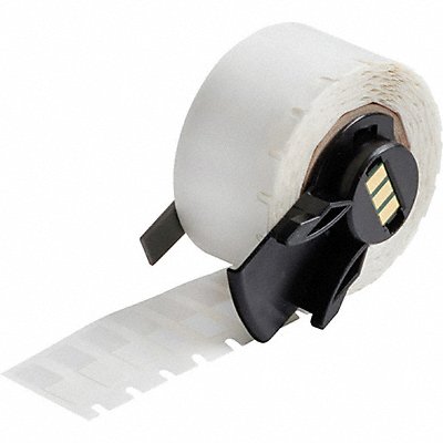 BRADY M610427 Label 1/4 in W Clear White