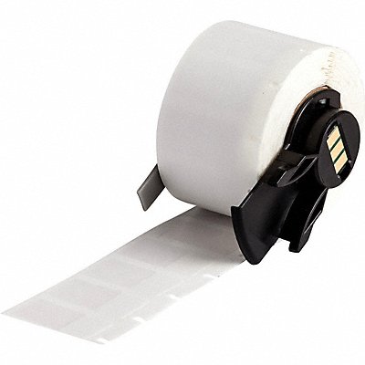 BRADY M617427 Label 1/2 in W Clear White