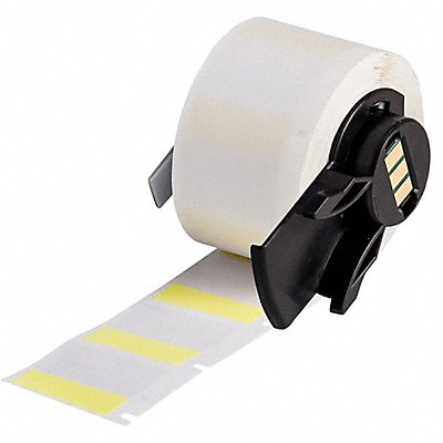 BRADY M619427YL Label 1 in W Clear Yellow
