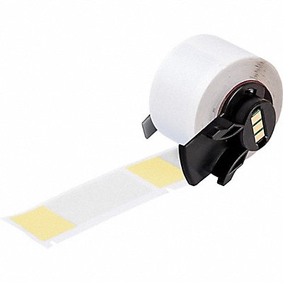 BRADY M621427YL Label 1 in W Clear Yellow