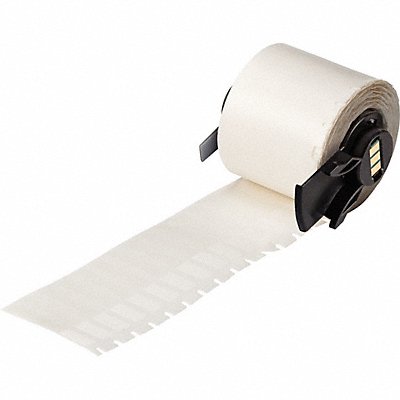 BRADY M628427 Label 1/4 in W Clear White