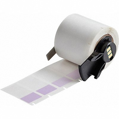 BRADY M630427PL Label 3/4 in W Clear Purple