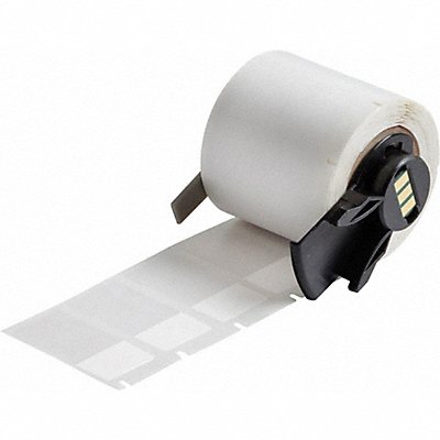 BRADY M630427 Label 3/4 in W Clear White