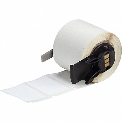 BRADY M631489 Label 1 1/2 in W White