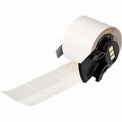 BRADY M632427 Label 1 1/2 in W Clear White