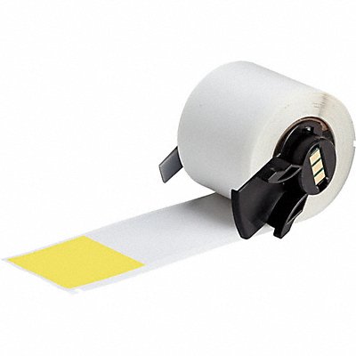 BRADY M634427YL Label 1 1/2 in W Clear Yellow