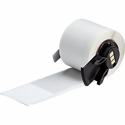 BRADY M634427 Label 1 1/2 in W Clear White