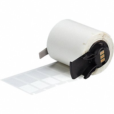 BRADY M672461 Label 1 51/64 in W Clear White