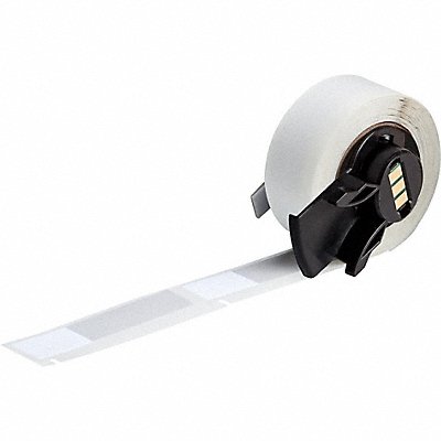 BRADY M674427 Label 1/2 in W Clear White