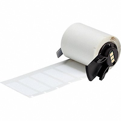 BRADY M676490 Label 1 5/8 in W White