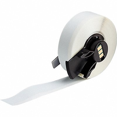 BRADY M6C500428 Label 1/2 in W Indoor Light Grey
