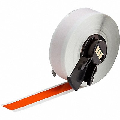 BRADY M6C500439OR Label 1/2 in W Outdoor Orange