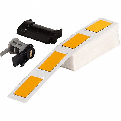 BRADY M6173593YL Label 1 in W Yellow
