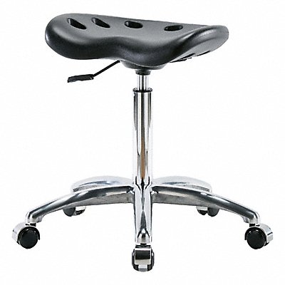 BLUE RIDGE ERGONOMICS PTMBSLCRNFCCBLK Tractor Stool 300 lb Cap. Black