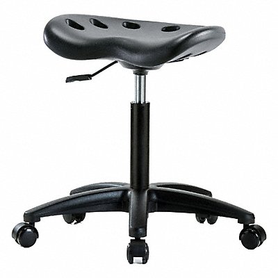 BLUE RIDGE ERGONOMICS PTMBSLRGNFRCBLK Tractor Stool 300 lb Cap. Black